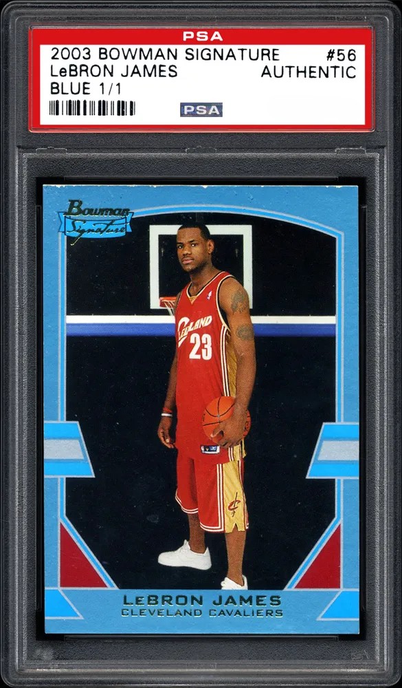 2003 LeBron James [Blue] #56