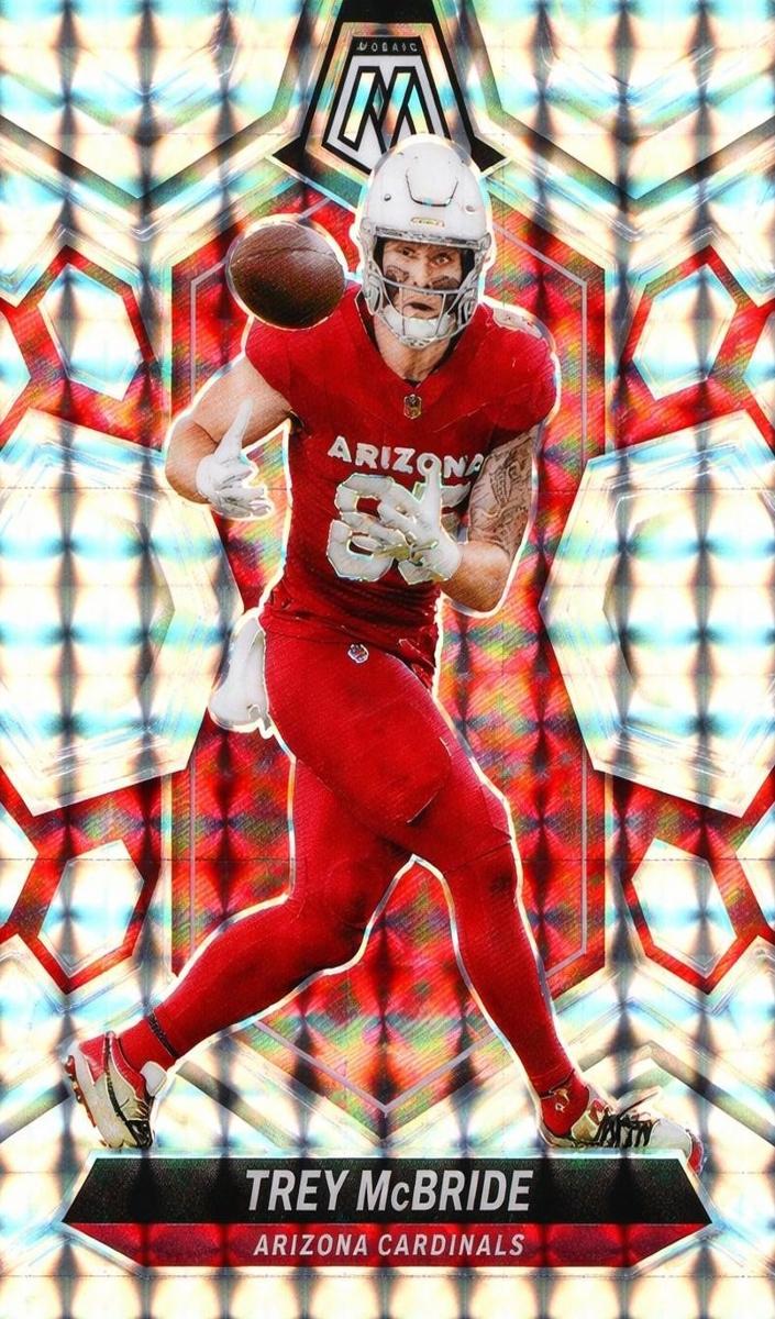 Trey McBride 2024 Mosaic Football card