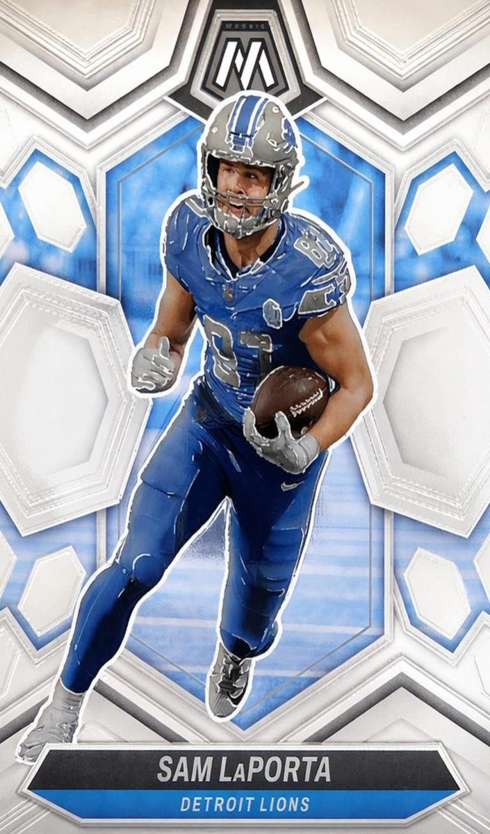 Sam LaPorta 2024 Mosaic Football card