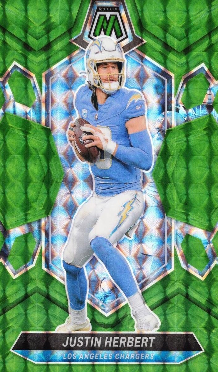 Justin Herbert 2024 Mosaic Football card