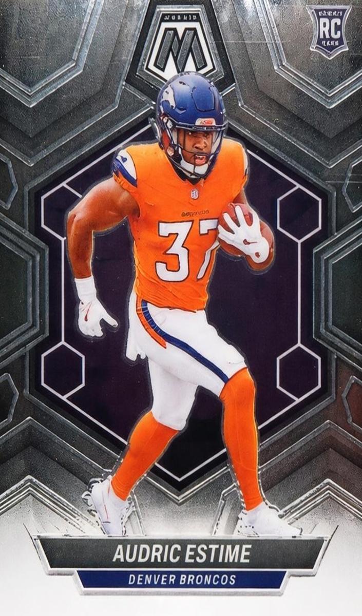 Audric Estime 2024 Mosaic Football card