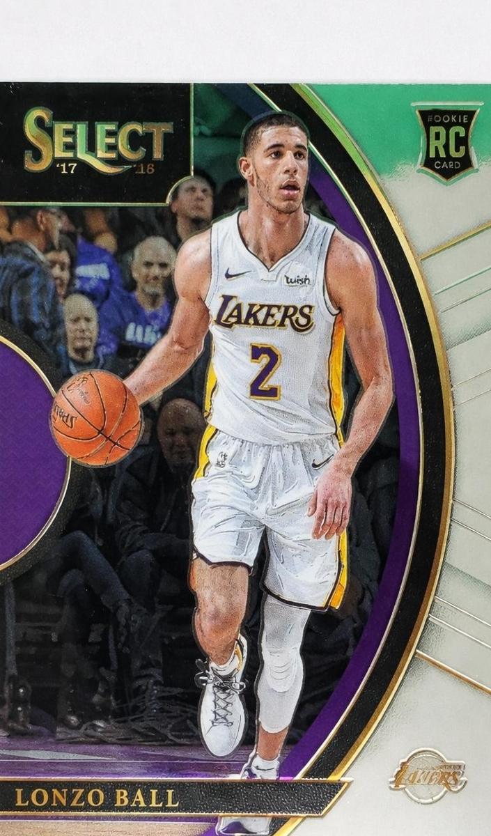 2017 Panini Select Lonzo Ball #28 card