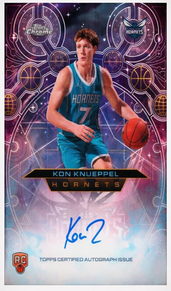 2025 Topps Topps Chrome Refractor #CHR-KK Chromographs Kon Knueppel front