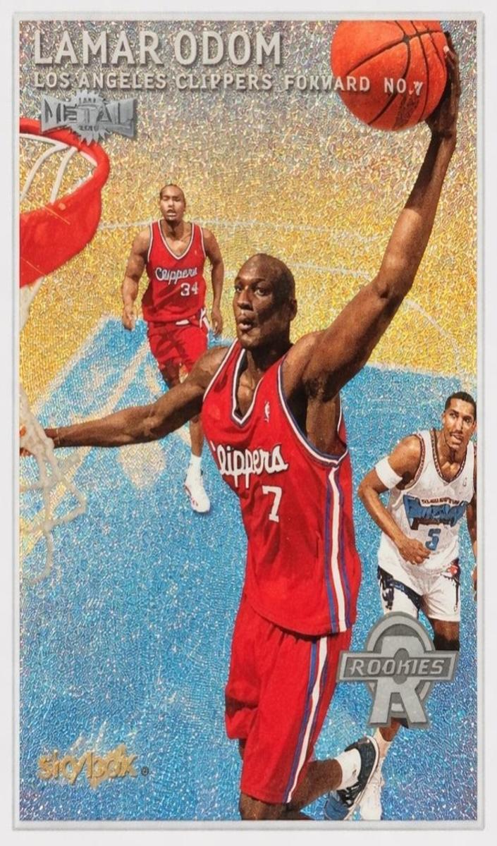 1999 Metal Lamar Odom #151 card