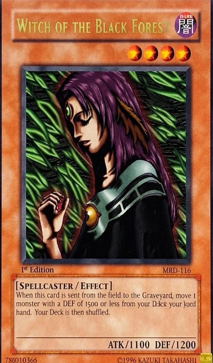 2002 Yu-Gi-Oh Metal Raiders 1ST ED. #116 Witch/Black Forest front