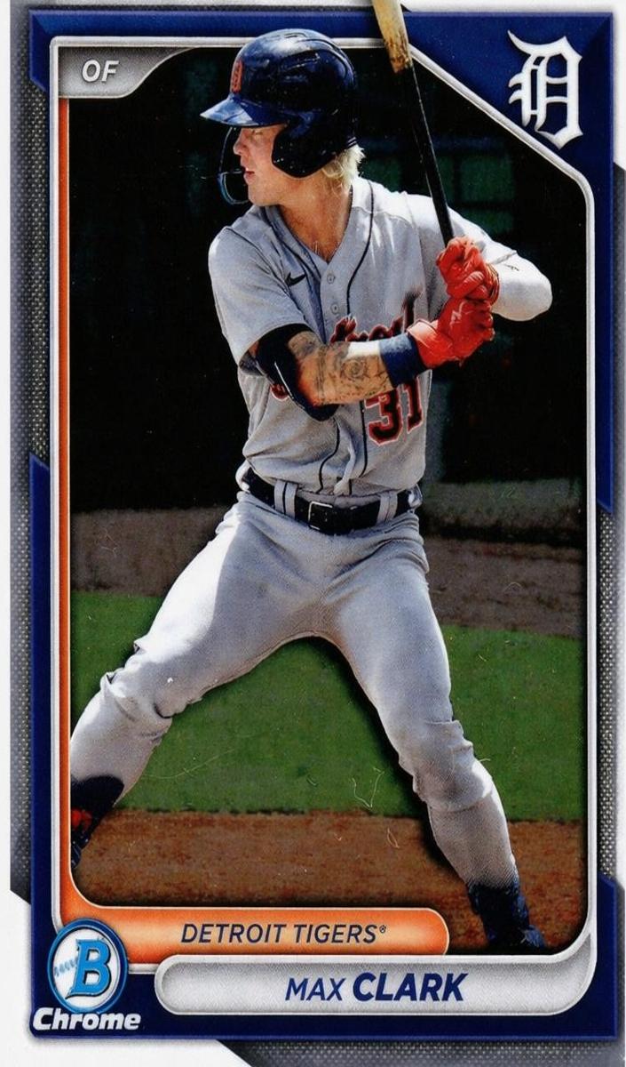 Max Clark 2024 Bowman Draft Chrome card