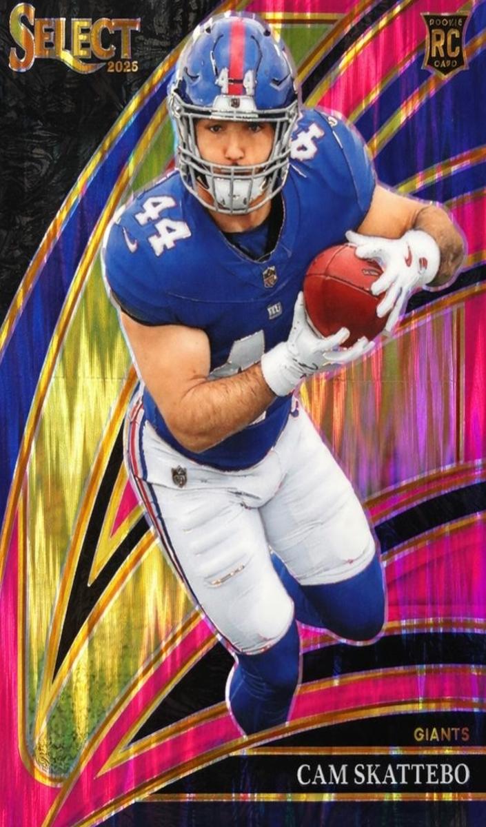 2025 Panini Select Cam Skattebo [Silver Prizm] #294 card