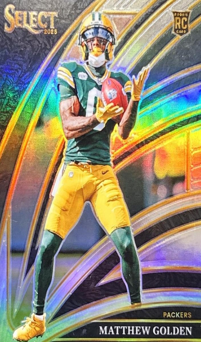2025 Panini Select Matthew Golden [Silver Prizm] #267 card
