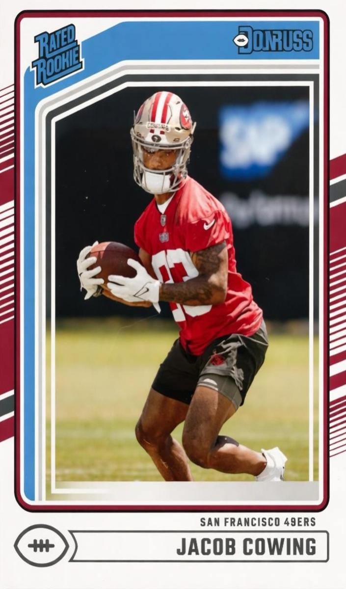 Jacob Cowing 2024 Donruss Football card