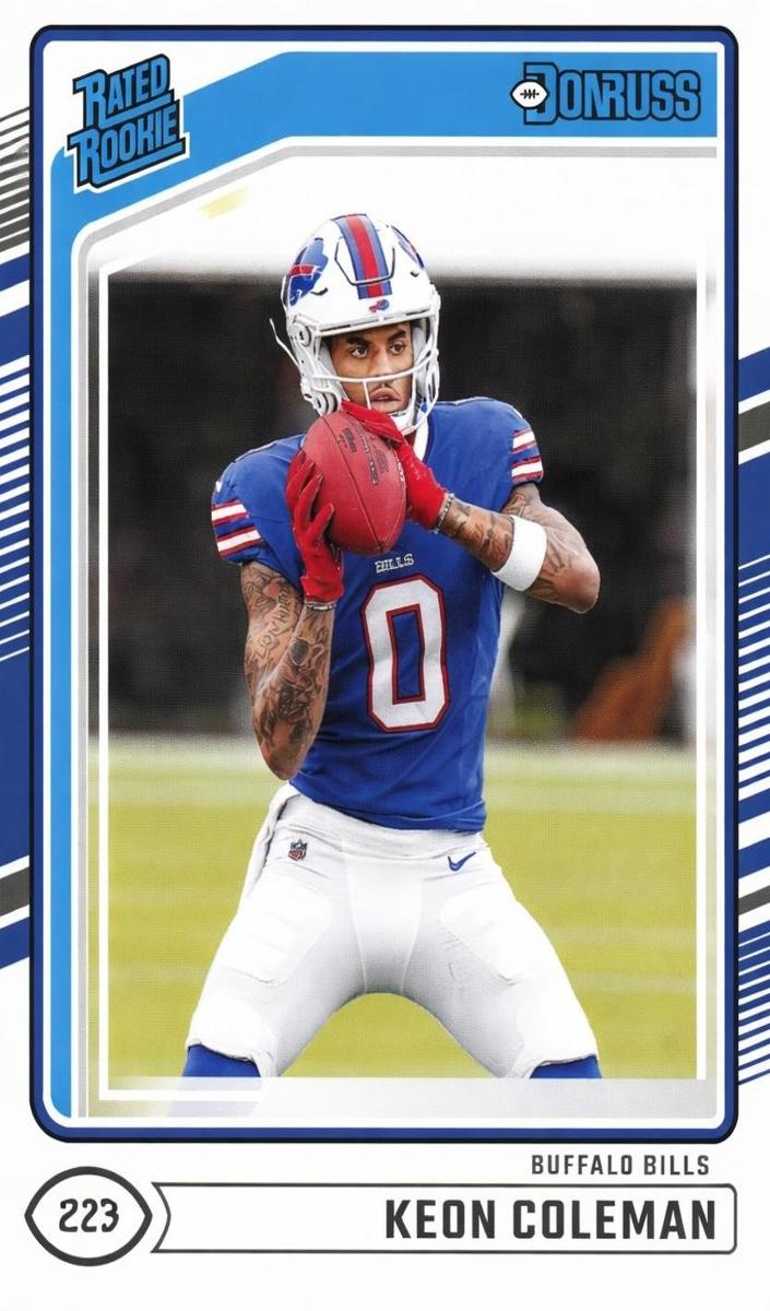 Keon Coleman 2024 Donruss Football card