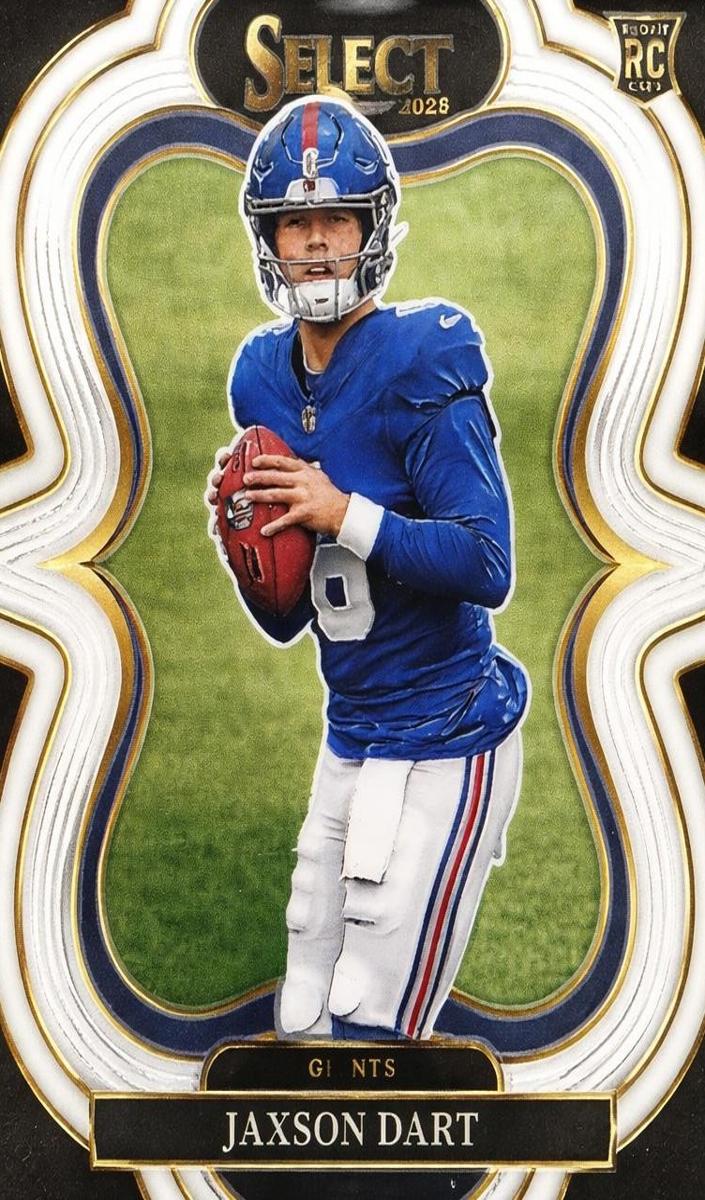 2025 Panini Select Jaxson Dart [Tri-Color Prizm] #393 card
