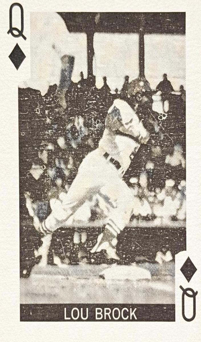 1969 Lou Brock [Queen of Diamonds] #NNO