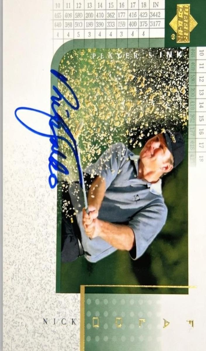 2001 Nick Faldo #NF