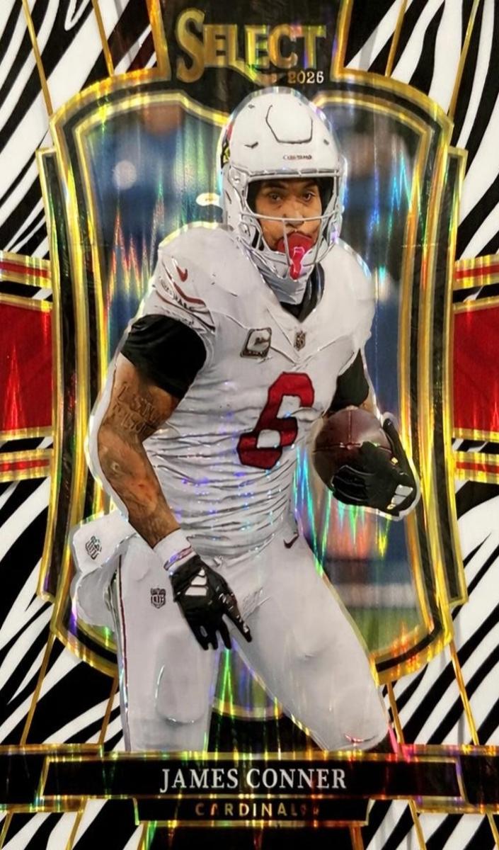 James Conner 2025 Select Football card