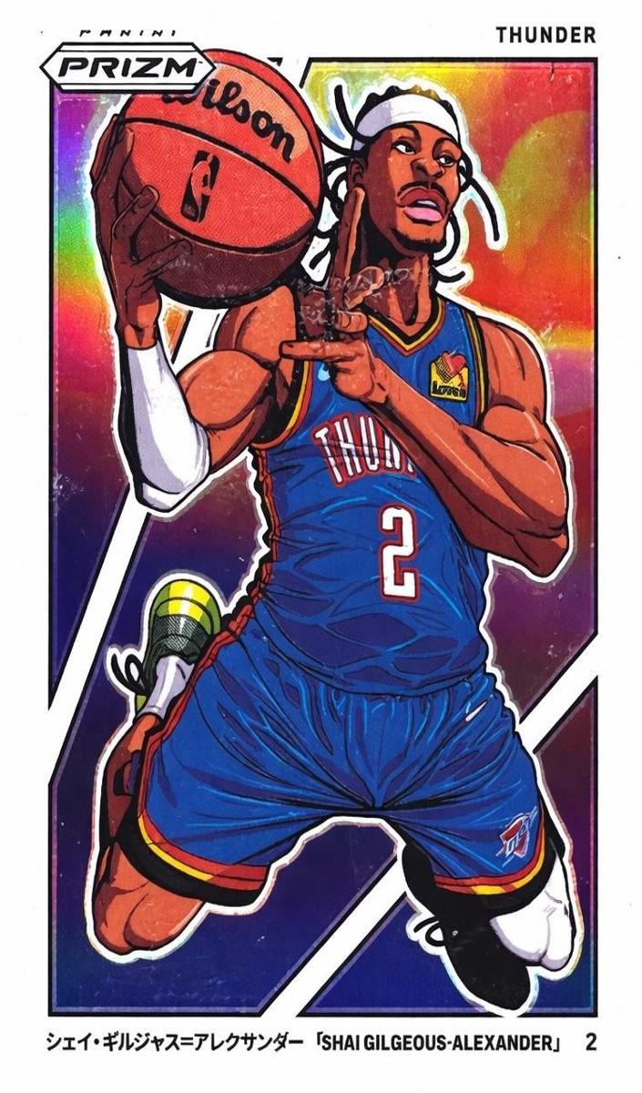 2024 Panini Prizm Manga Shai Gilgeous-Alexander #18 card