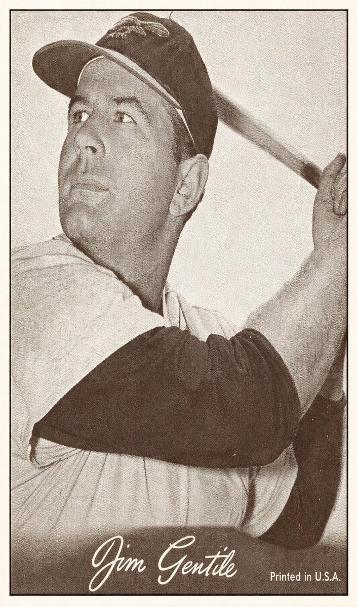 1962 Jim Gentile [Red Back] #NNO