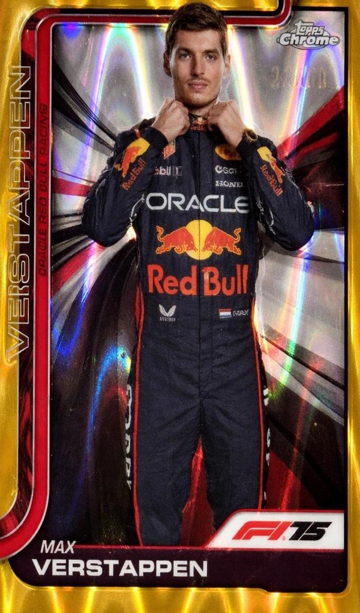 2025 Max Verstappen [Gold RayWave Refractor] #1