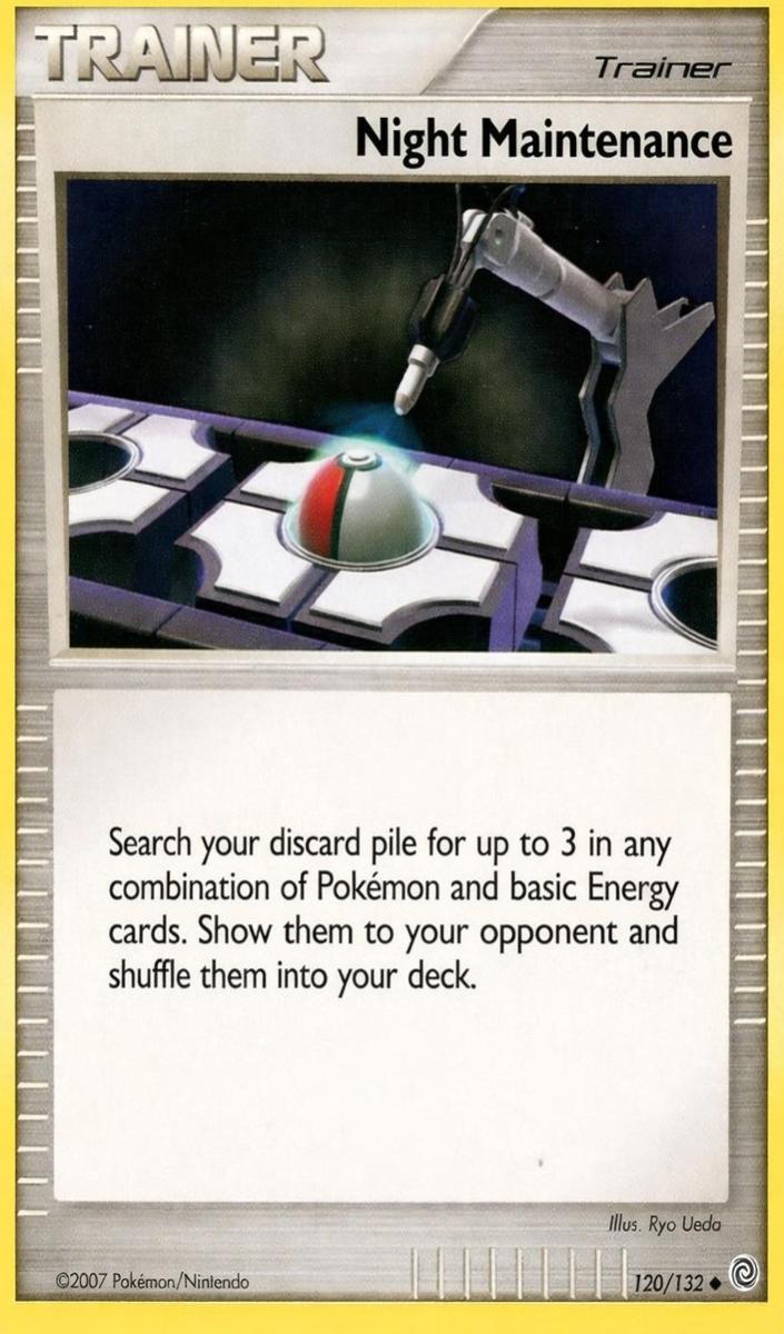 Night Maintenance 2007 Pokemon Diamond & Pearl Secret Wonders
