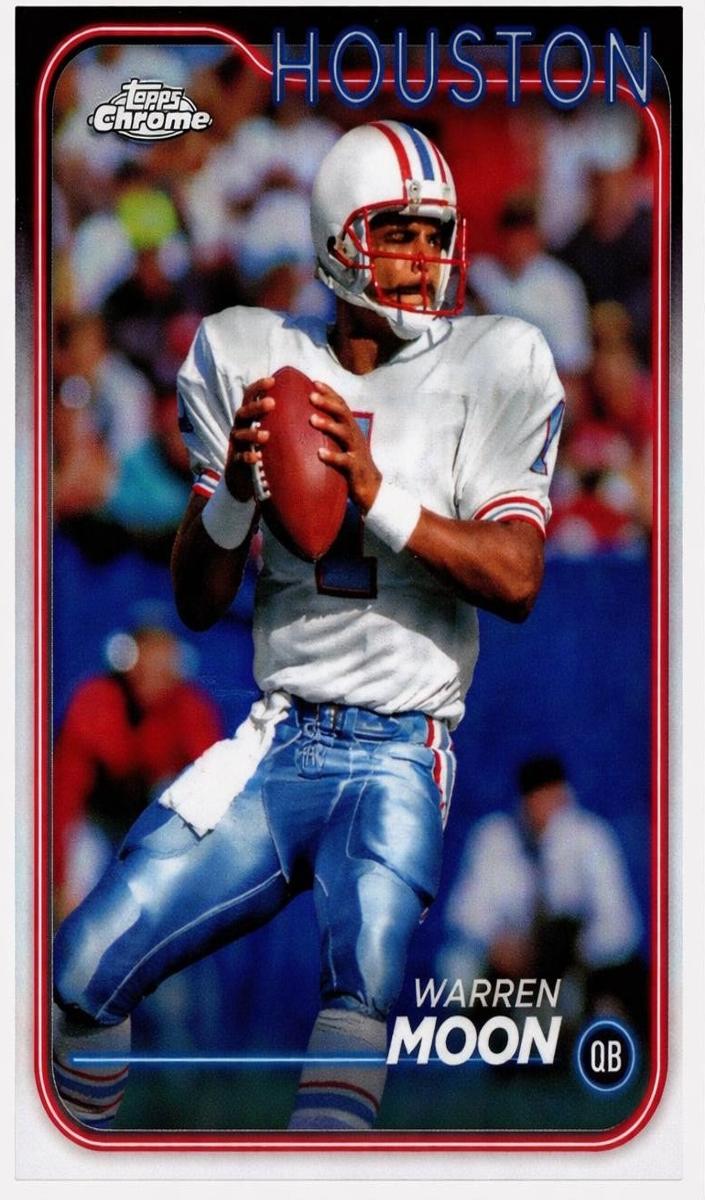 Warren Moon 2024 Topps Chrome Football card