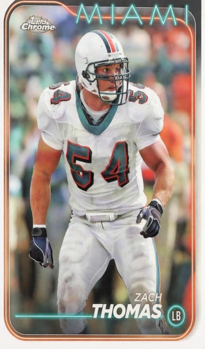 Zach Thomas 2024 Topps Chrome Football card