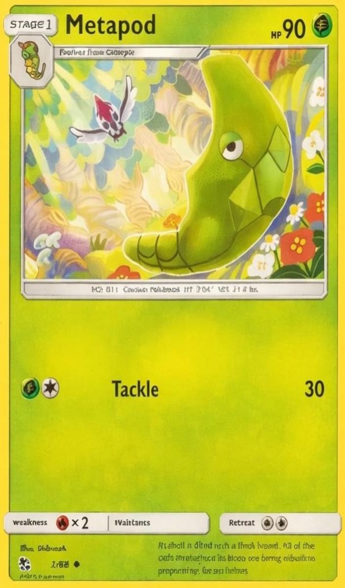 Metapod 2019 Pokemon Sun & Moon Hidden Fates
