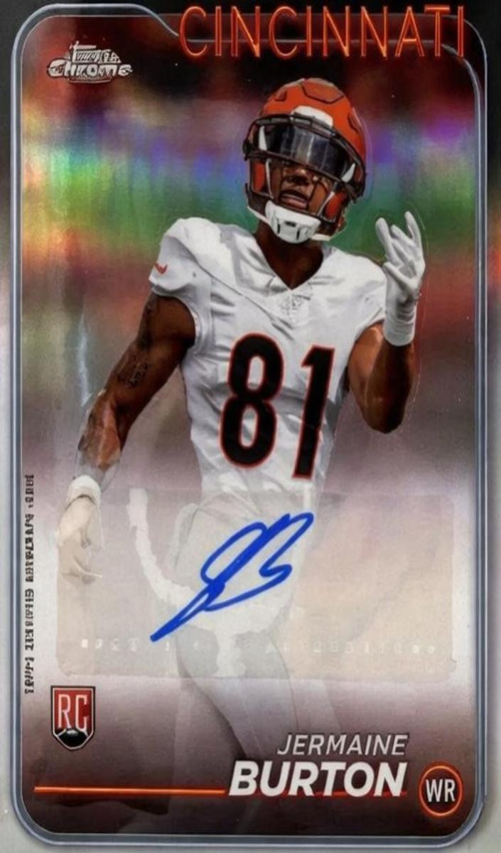 2024 Topps Chrome Jermaine Burton #RA-JB card