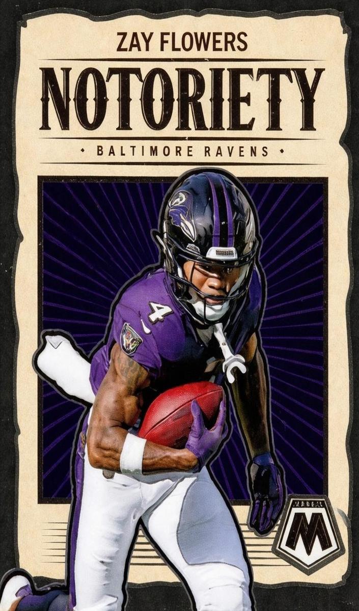 Zay Flowers 2024 Mosaic Football card