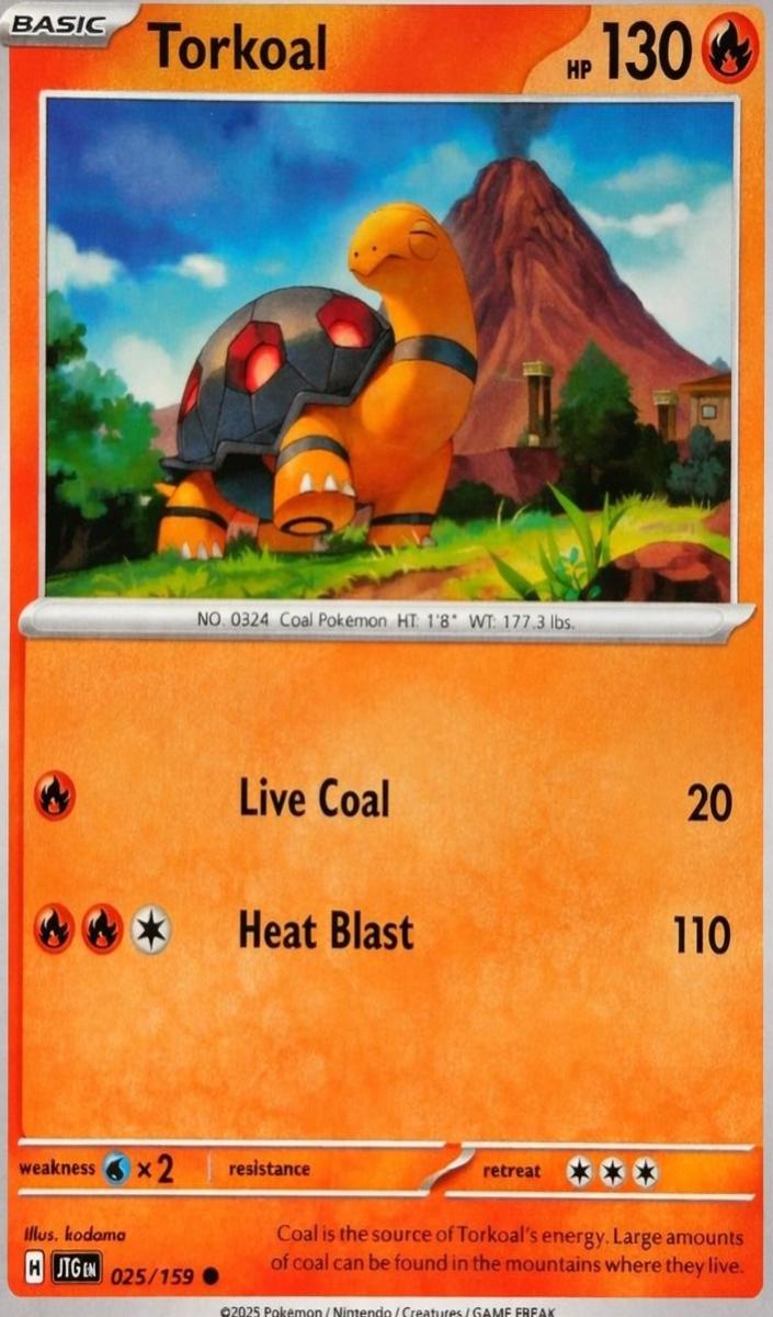 Torkoal 2025 Pokemon Scarlet & Violet Journey Together