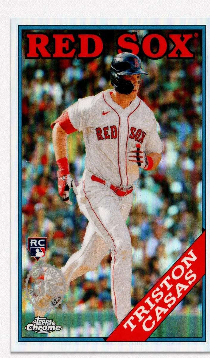 2023 Topps Chrome Triston Casas [Orange] #88BC-10 card