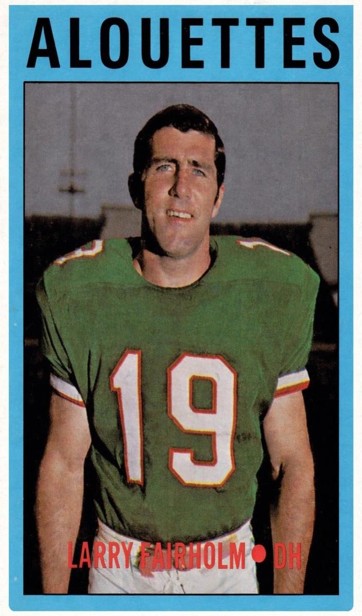 1972 Larry Fairholm #20