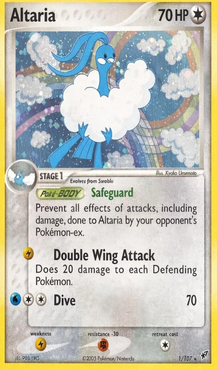 Altaria 2005 Pokemon EX Deoxys