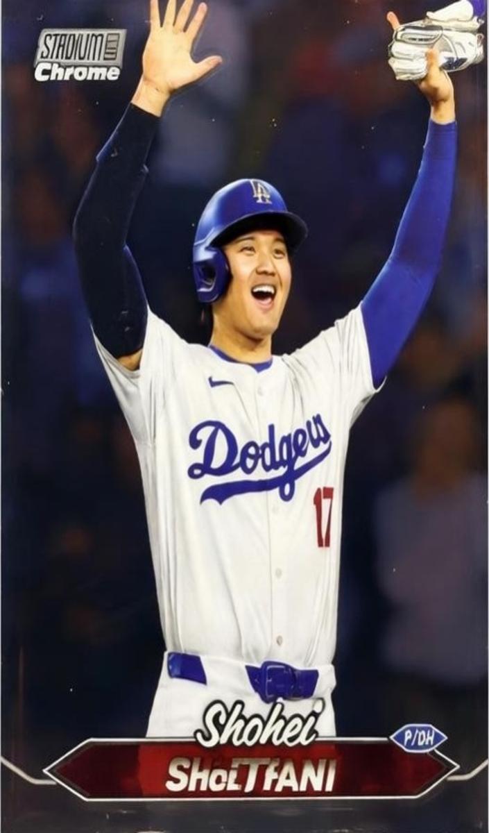 Shohei Ohtani 2024 Stadium Club card