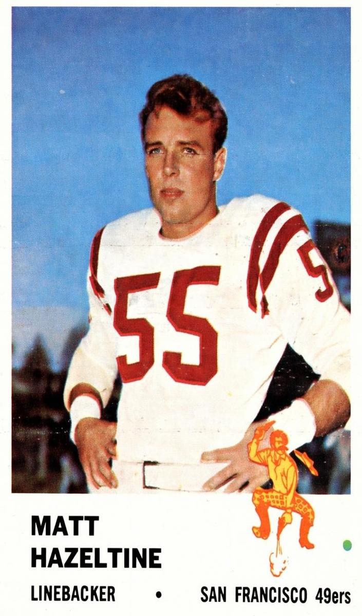 1961 Matt Hazeltine #66