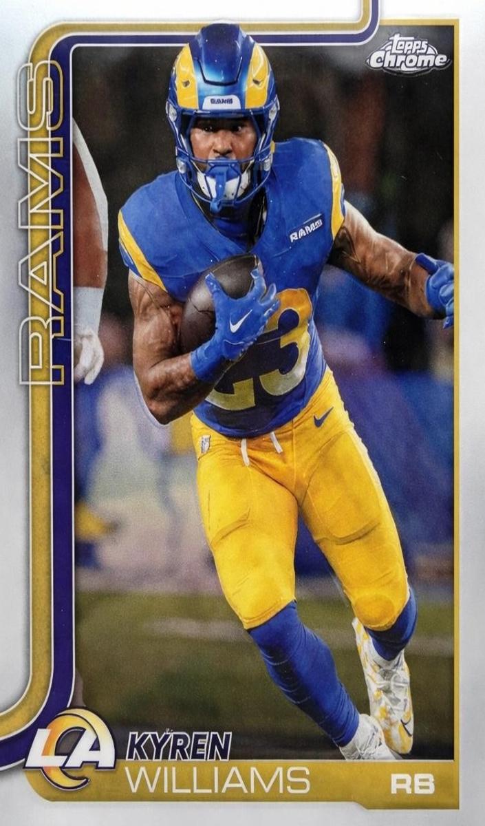 Kyren Williams 2025 Topps Chrome Football card