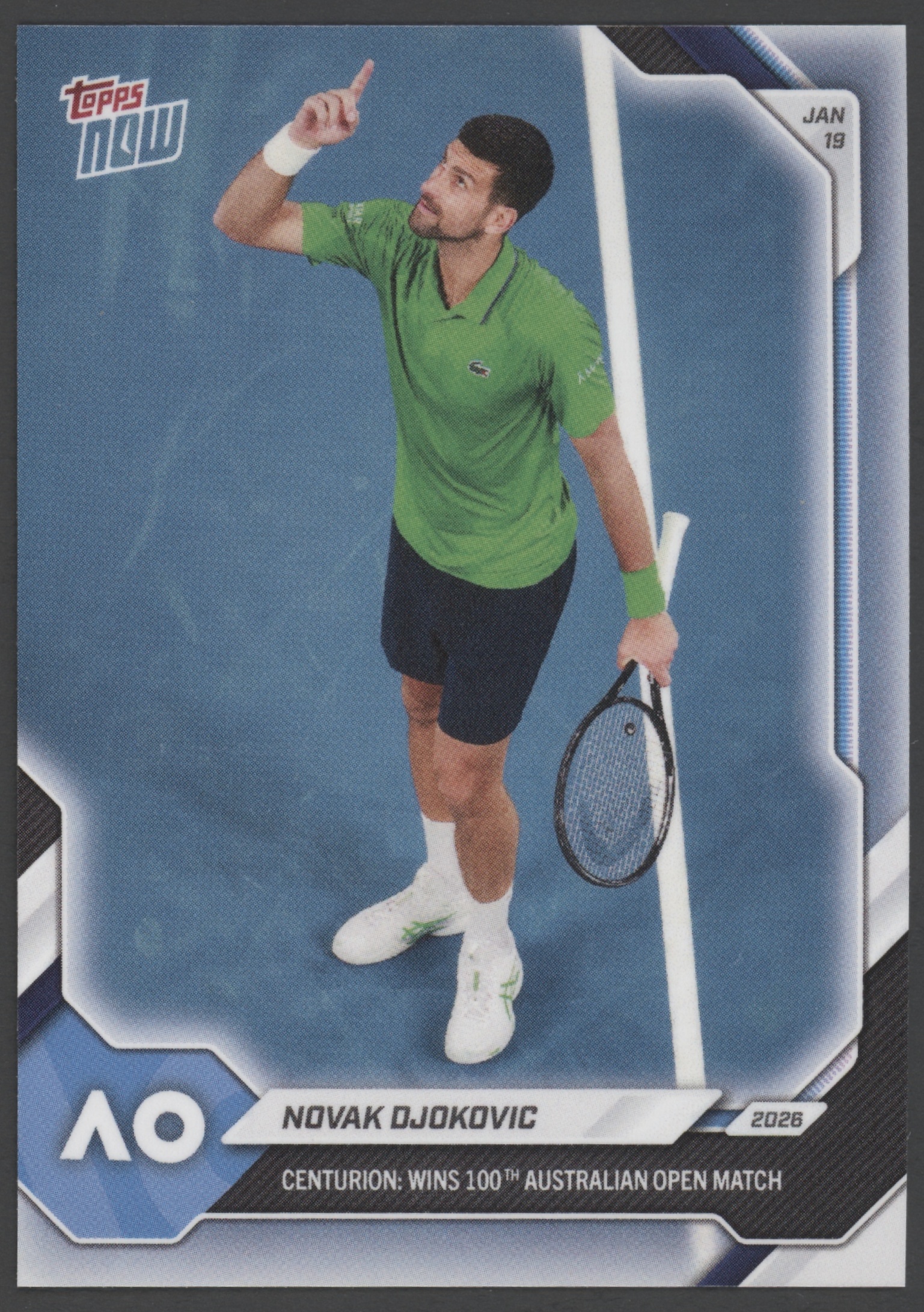 Novak Djokovic - 2026 Topps Now Tennis