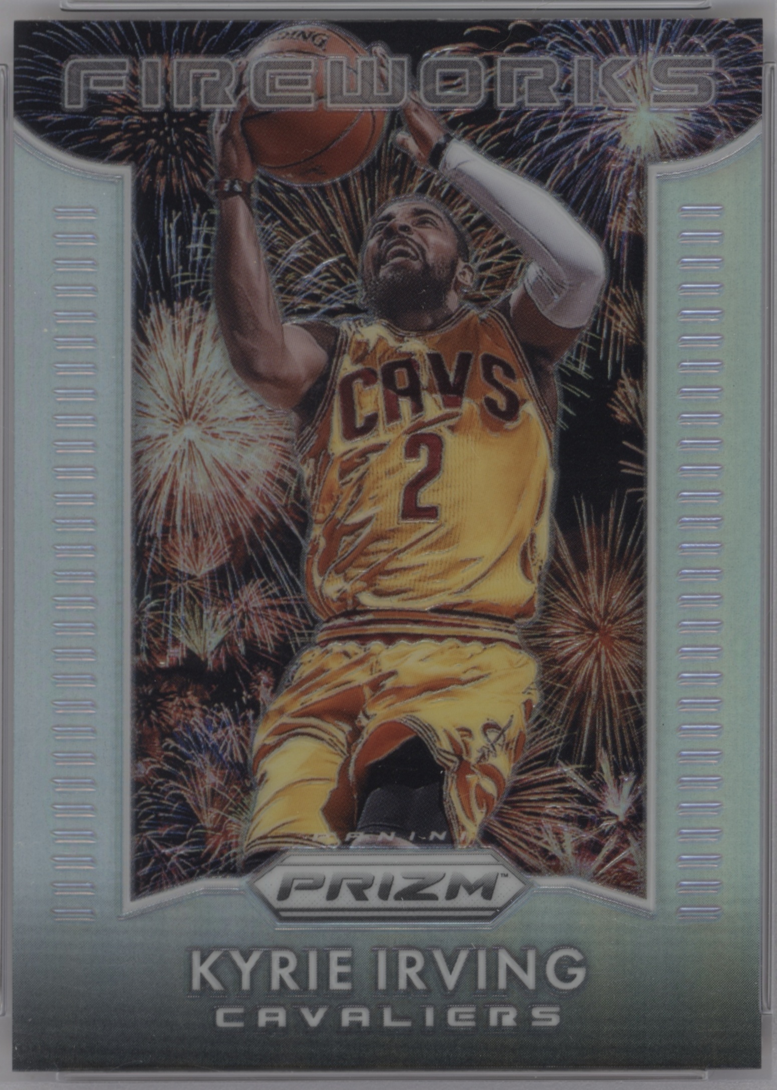 2015 Panini Prizm Kyrie Irving [Silver] #7 card