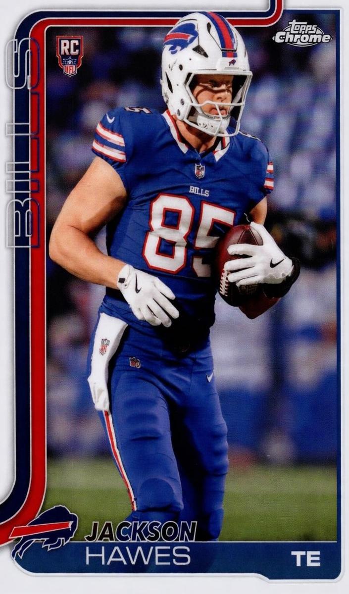 Jackson Hawes 2025 Topps Chrome Football card