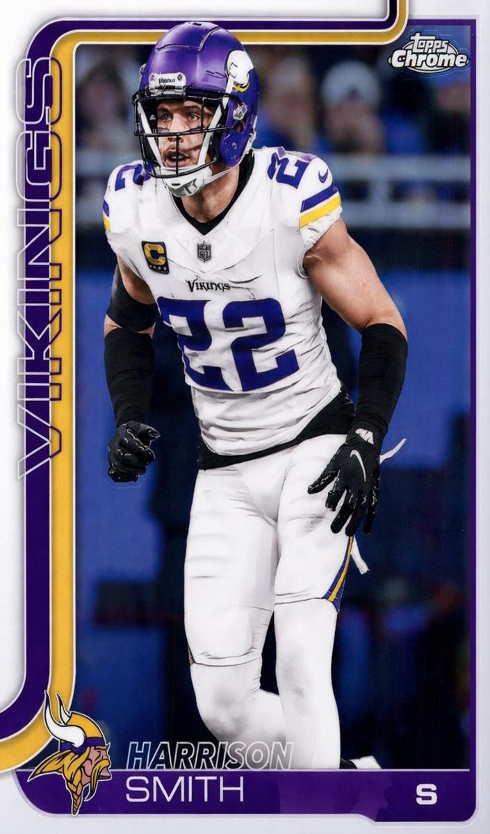 Harrison Smith 2025 Topps Chrome Football card