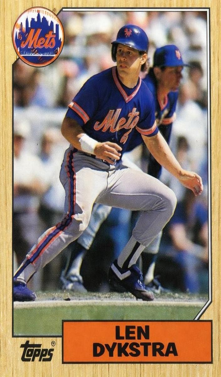 1987 Topps Lenny Dykstra #295 card