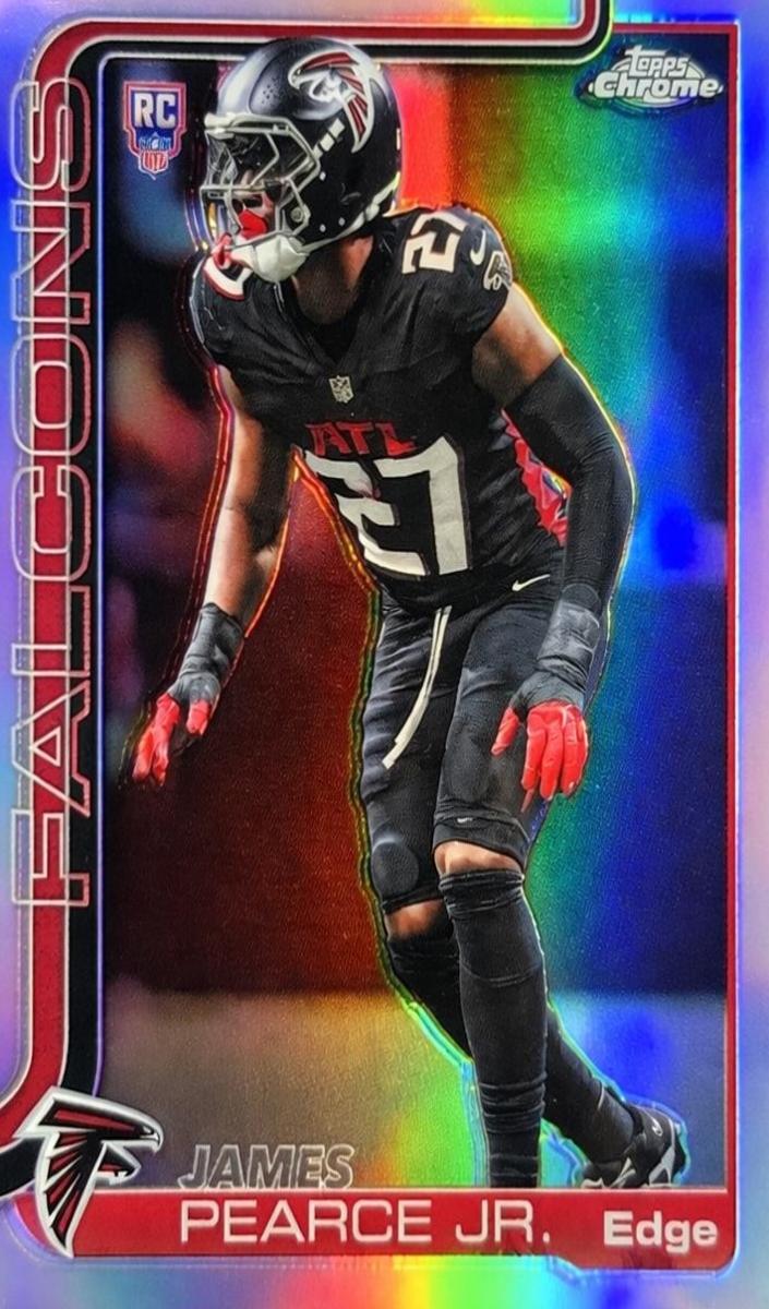 James Pearce Jr. 2025 Topps Chrome Football card