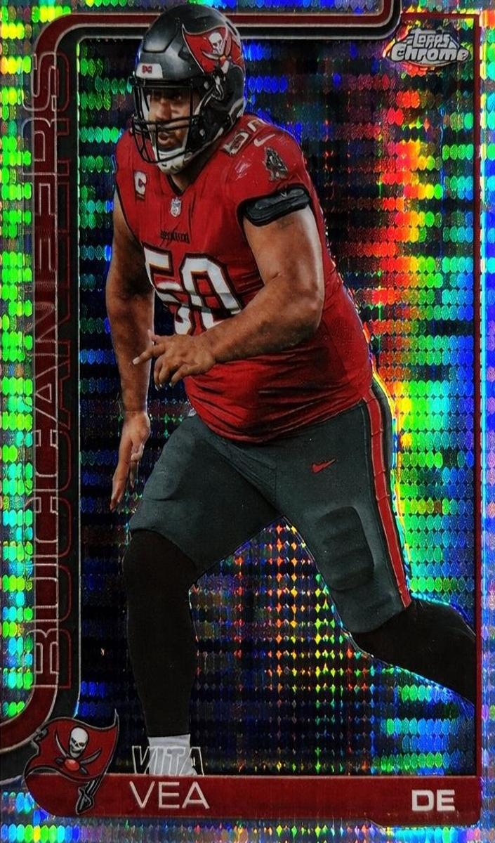Vita Vea 2025 Topps Chrome Football card