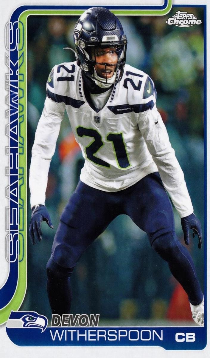 Devon Witherspoon 2025 Topps Chrome Football card