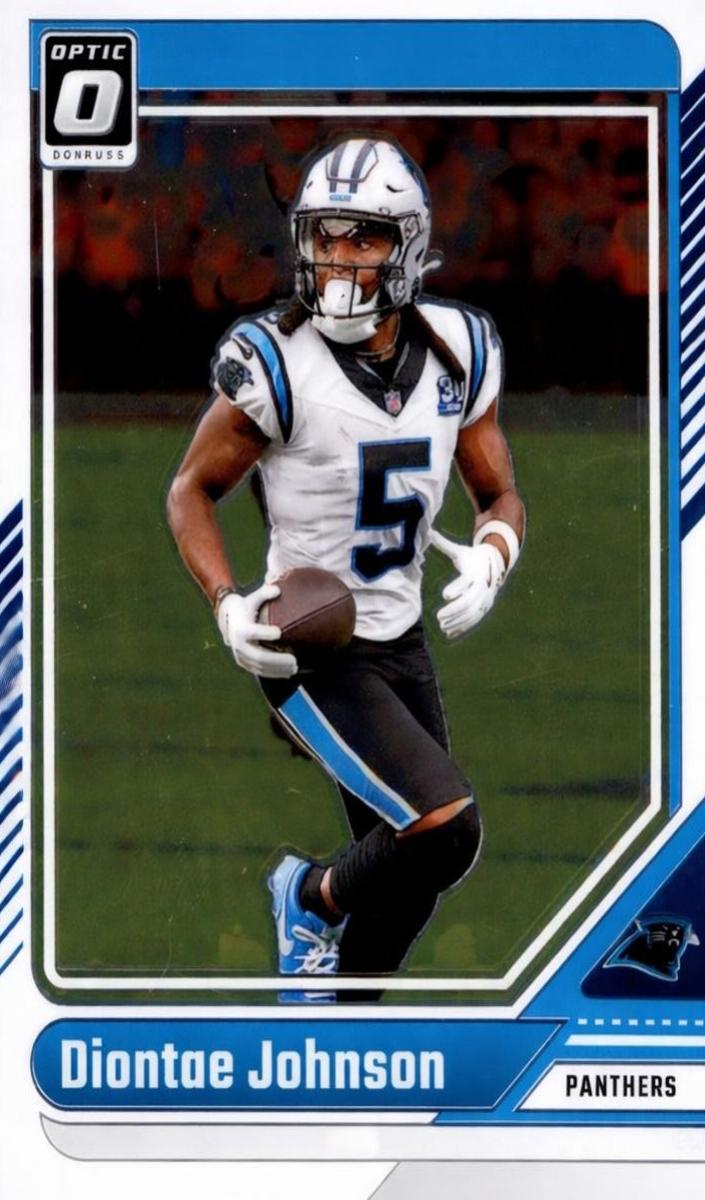 Diontae Johnson 2024 Donruss Optic Football card