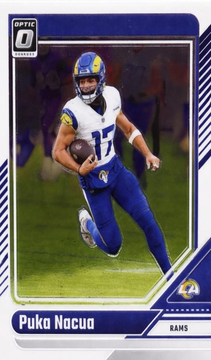 Puka Nacua 2024 Donruss Optic Football card