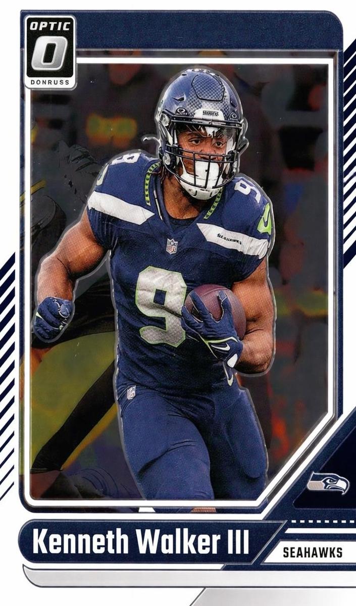 Kenneth Walker III 2024 Donruss Optic Football card