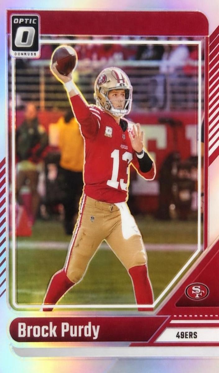 Brock Purdy 2024 Donruss Optic Football card