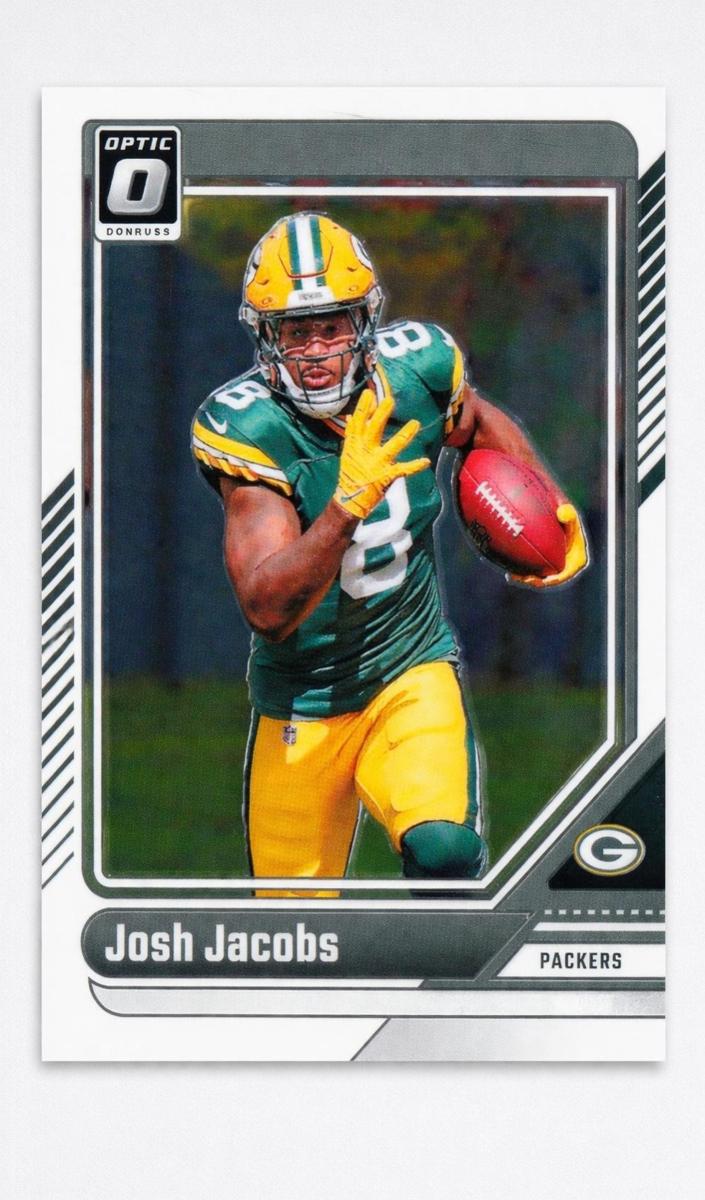 Josh Jacobs 2024 Donruss Optic Football card