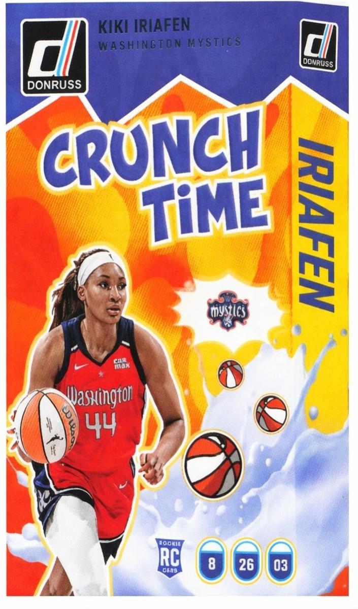 2025 Panini Prizm WNBA Throwback Signature Kiki Iriafen #20 card