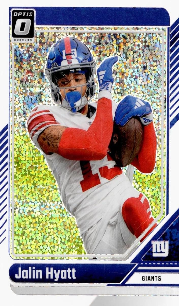 Jalin Hyatt 2024 Donruss Optic Football card