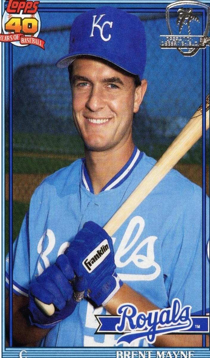 1991 Topps Brent Mayne #776 card